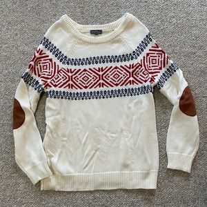 Market & Spruce fair isle sweater, medium